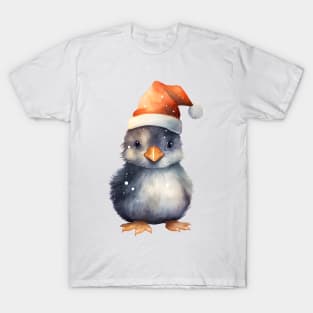 American Coot in Santa Hat T-Shirt